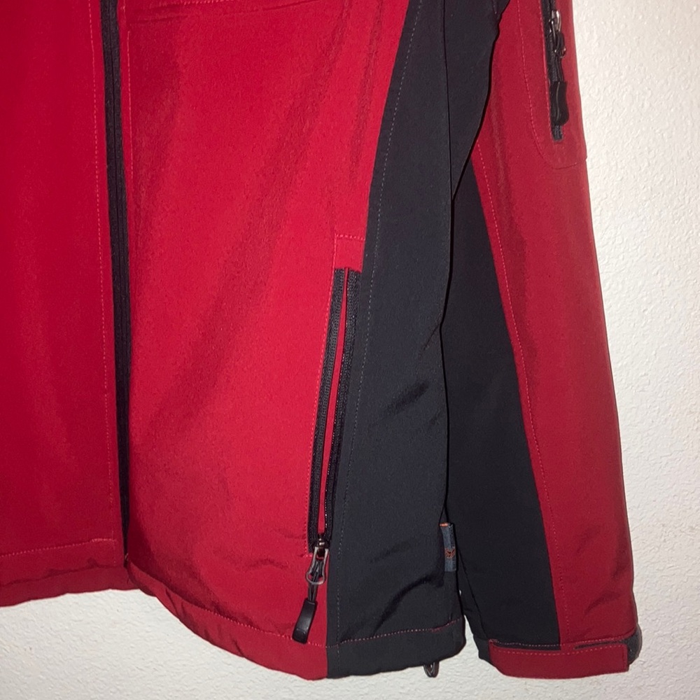 Free Country Men's‎ Red Softshell Jacket - Picture 7 of 9